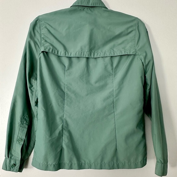 L.L. Bean Women's Tropicwear Shirt Long-Sleeve Green #252299 Size XS EUC - Picture 3 of 15